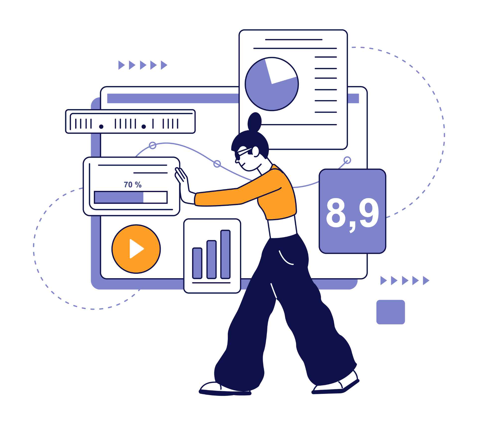 구글애즈 가이드 구글애즈 가이드를 해주는 구글에이전시 테라그로스의 일하는 방식에 대해 설명하는 클립아트