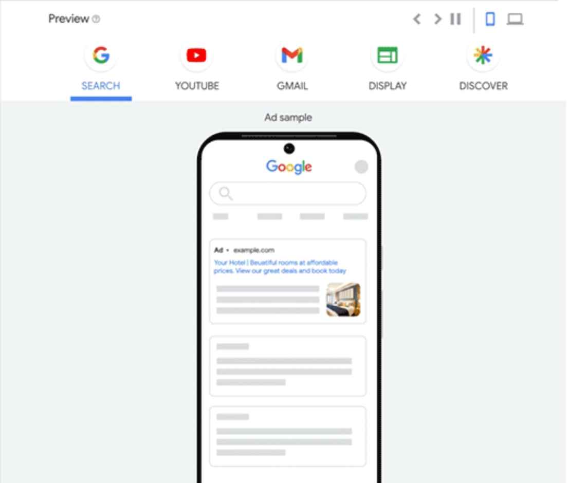 구글 애즈 캠페인 광고 형태 구글애즈 디스플레이 광고 예시