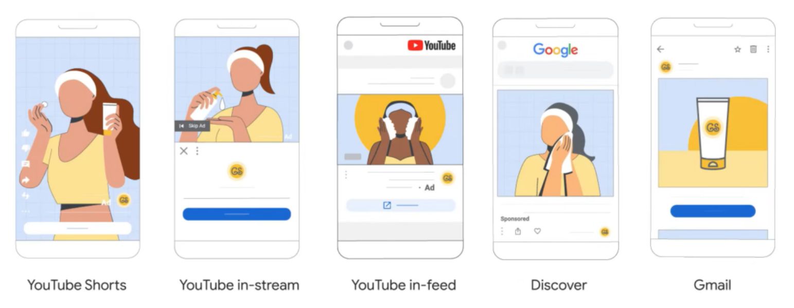 구글 디맨드젠 Demandgen 캠페인 광고 예시