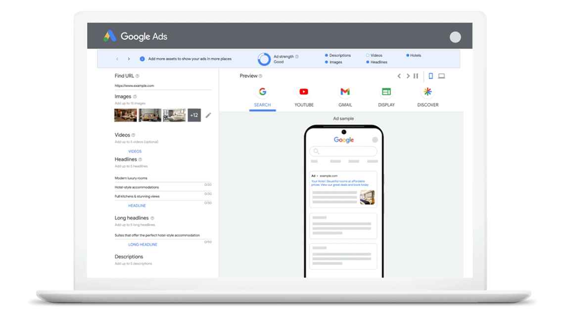 구글애즈에 스마트 비딩에 대해 설명하고 있는 구글애즈 전문 기업 테라그로스의 홈페이지 첨부자료