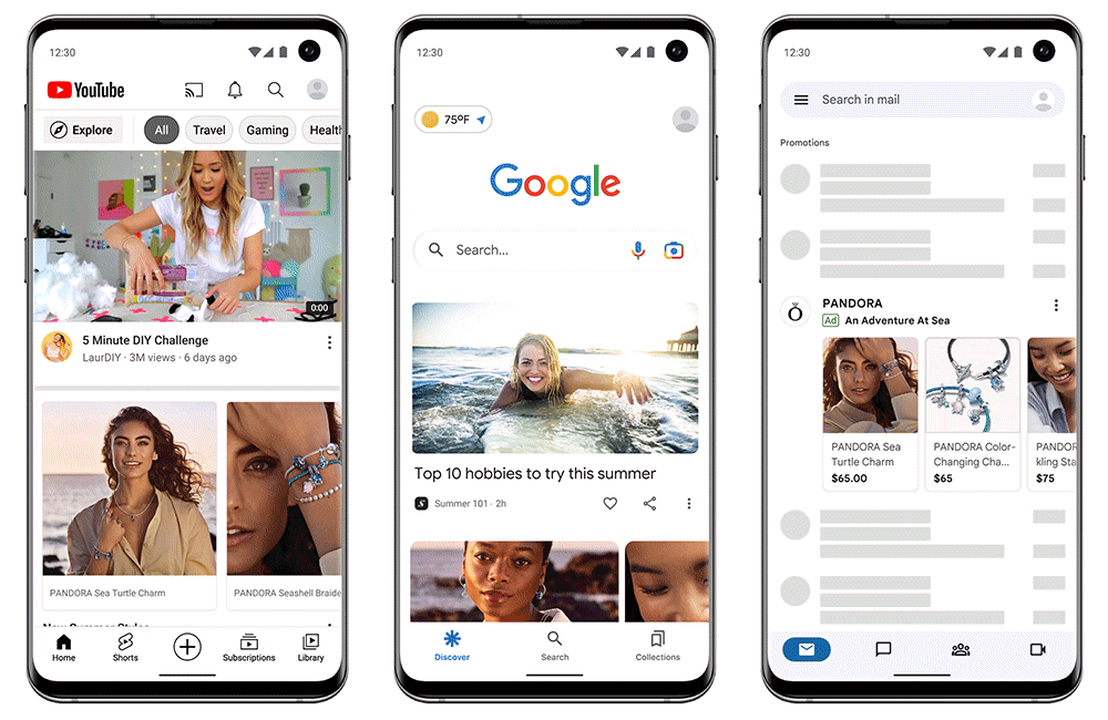 구글애즈 디멘드젠 유튜브광고 효율적으로하는방법 구글애즈_모바일_디멘드젠_단일이미지 위치에 대한 설명 - 구글애즈 전문 대행사 테라그로스