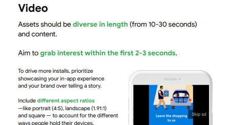 다양한 소재와 A/B 테스트를 통한 최적화된 크리에이티브 개발